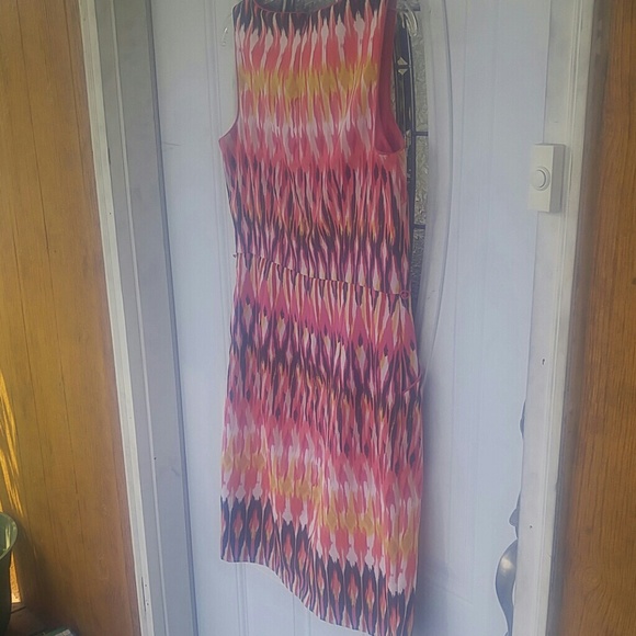 Roz &Ali fun multicolor midi dress size 8 - Picture 7 of 8